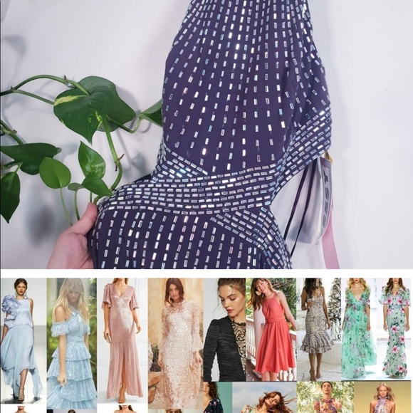 New LA FEMME Mirror Ovary Cutout Formal Gown 2 - Picture 1 of 8